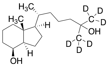 (EpsilonR,1R,3aR,4S,7aR)-Octahydro-4-hydroxy-Alpha,Alpha,Epsilon,7a-tetramethyl-1H-indene-1-pentanol-d6 - image 1