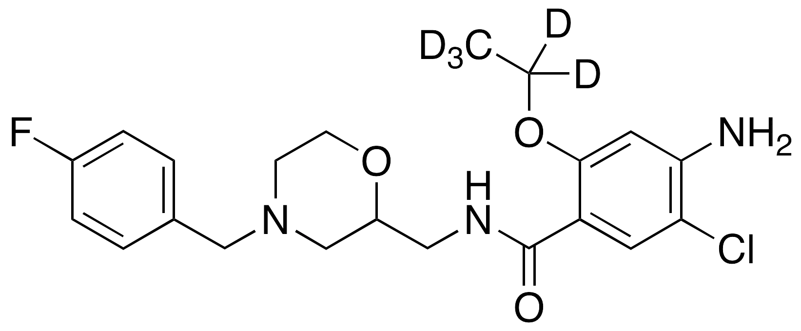 Mosapride-d5 - image 1