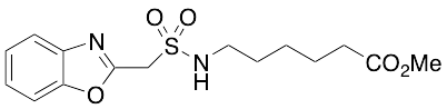 Benzoxazolemethanesulfonamide-N-(6-methyl-hexanoate) - image 1