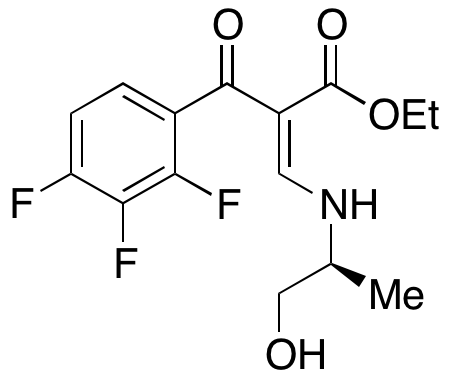 2,3,4-Trifluoro-Alpha-[[[(1S)-2-hydroxy-1-methylethyl]amino]methylene]-Beta-oxo-benzenepropanoic Acid Ethyl Ester - image 1