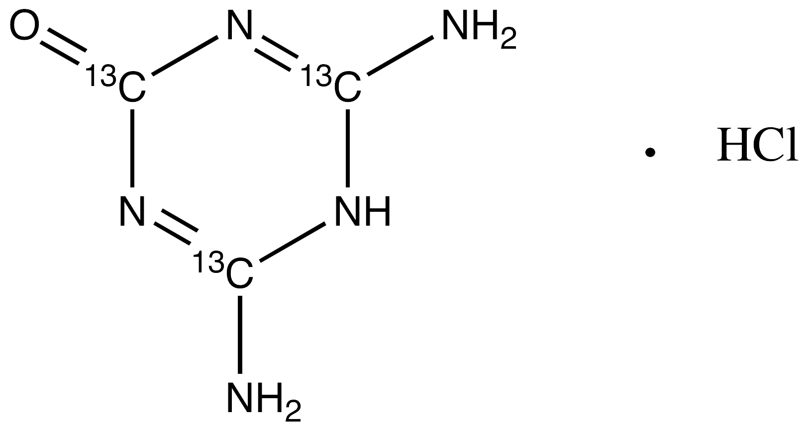 Ammeline-13C3 Hydrochloride - image 1