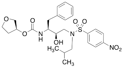 [(1S,2R)-3-[[(4-Nitrophenyl)sulfonyl](2-methylpropyl)amino]-2-hydroxy-1-phenylmethyl)propyl]carbamic Acid, (3S)-Tetrahydro-3-furanyl Ester - image 1