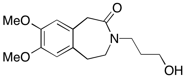 1,3,4,5-Tetrahydro-3-(3-hydroxypropyl)-7,8-dimethoxy-2H-3-benzazepin-2-one - image 1
