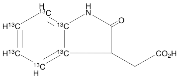 Oxindole-3-acetic Acid-13C6 - image 1
