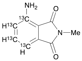 4-Amino-2-methyl-1H-isoindole-1,3(2H)-dione-13C4 - image 1