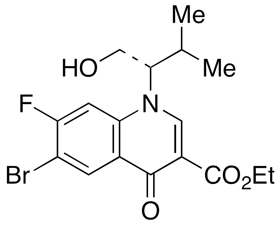 6-Bromo-1,4-dihydro-7-fluoro-1-[(1S)-1-(hydroxymethyl)-2-methylpropyl]-4-oxo-3-quinolinecarboxylic Acid Ethyl Ester - image 1