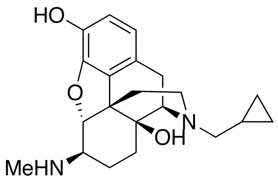(5Alpha,6Beta)-17-(Cyclopropylmethyl)-4,5-epoxy-6-(methylamino)-morphinan-3,14-diol - image 1