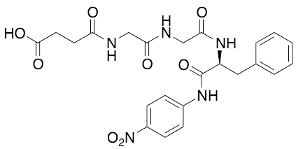 N-(3-Carboxy-1-oxopropyl)glycylglycyl-N-(4-nitrophenyl)-L-phenylalaninamide - image 1