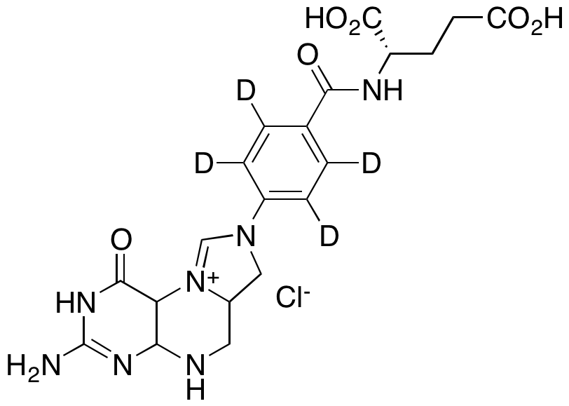 9,10-Dehydro Folitixorin-(phenylene-d4) Chloride - image 1