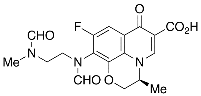 N,N'-Desethylene-N,N'-diformyl Levofloxacin - image 1