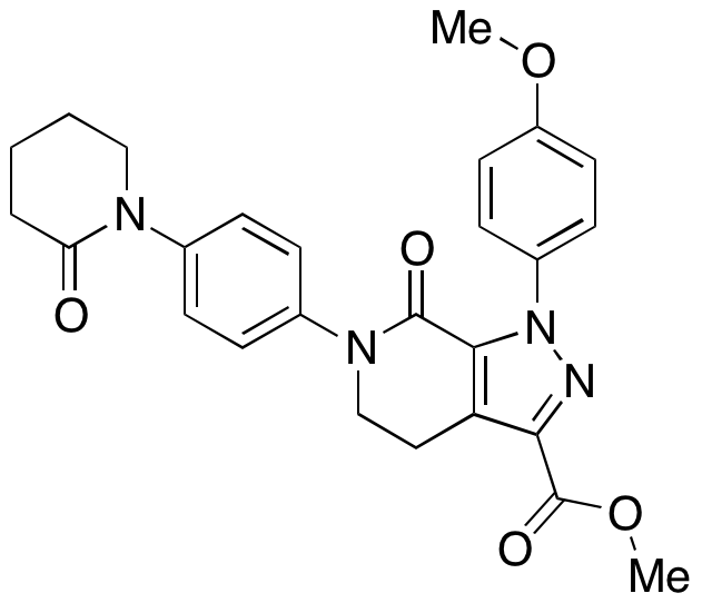 4,5,6,7-Tetrahydro-1-(4-methoxyphenyl)-7-oxo-6-[4-(2-oxo-1-piperidinyl)phenyl]-1H-Pyrazolo[3,4-c]pyridine-3-carboxylic Acid Methyl Ester - image 1