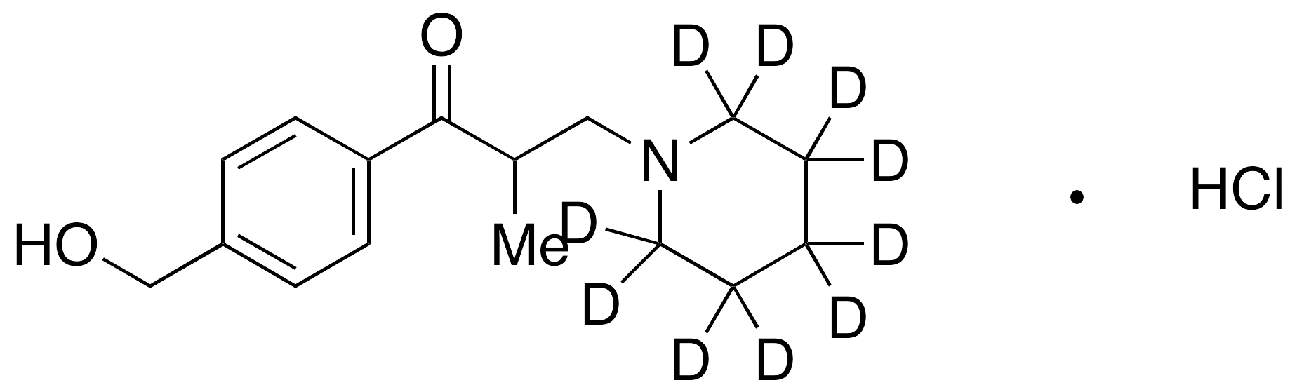 Hydroxymethyl Tolperisone-d10 Hydrochloride - image 1
