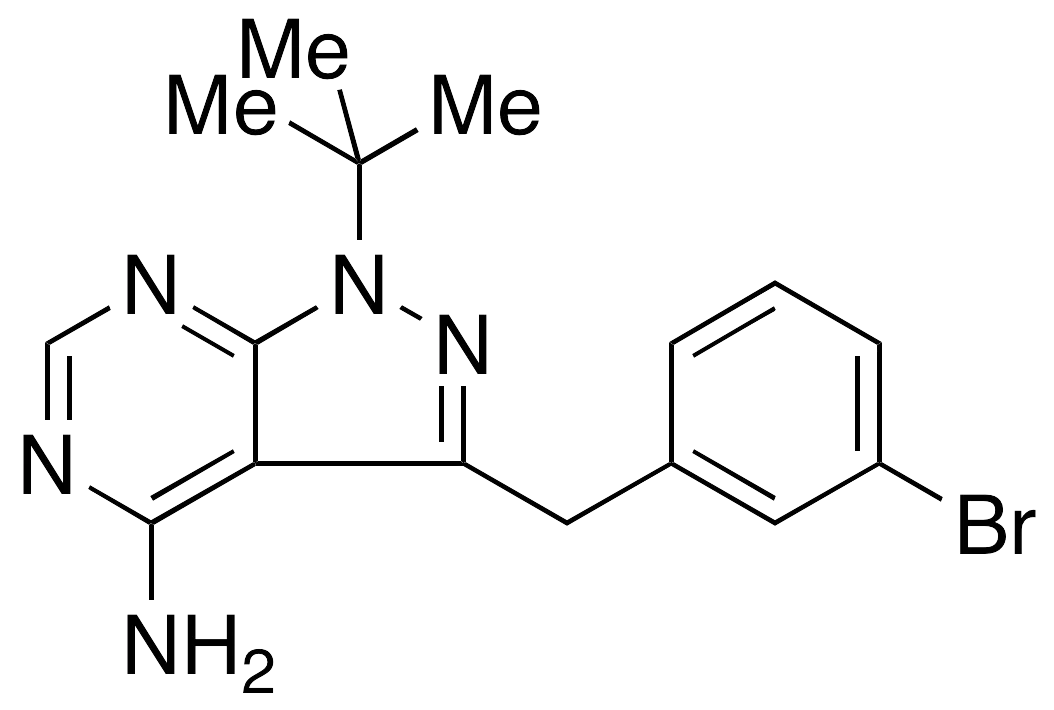 4-Amino-1-tert-butyl-3-(3-bromobenzyl)pyrazolo[3,4-d]pyrimidine - image 1