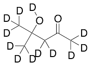 4-Hydroxy-4-methyl-2-pentanone-d12 - image 1