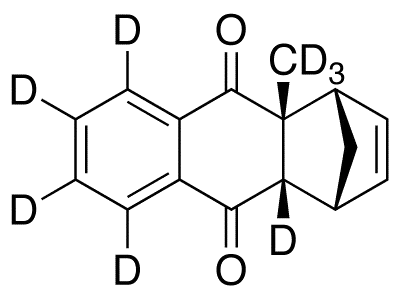 (1R,4S,4aR,9aS)-rel-1,4,4a,9a-Tetrahydro-4a-methyl-1,4-methanoanthracene-9,10-dione-d8 - image 1