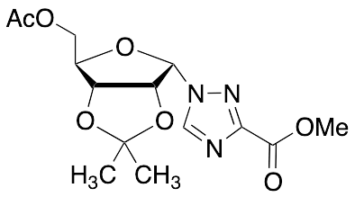 2’,3’-O-Isopropylidene-1-Alpha-D-ribofuranosyl-1,2,4-triazole-3-carboxylic Acid Methyl Ester 5’-O-Acetate - image 1