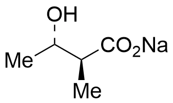 (2S,3S)-3-Hydroxy-2-methylbutanoic Sodium Salt - image 1