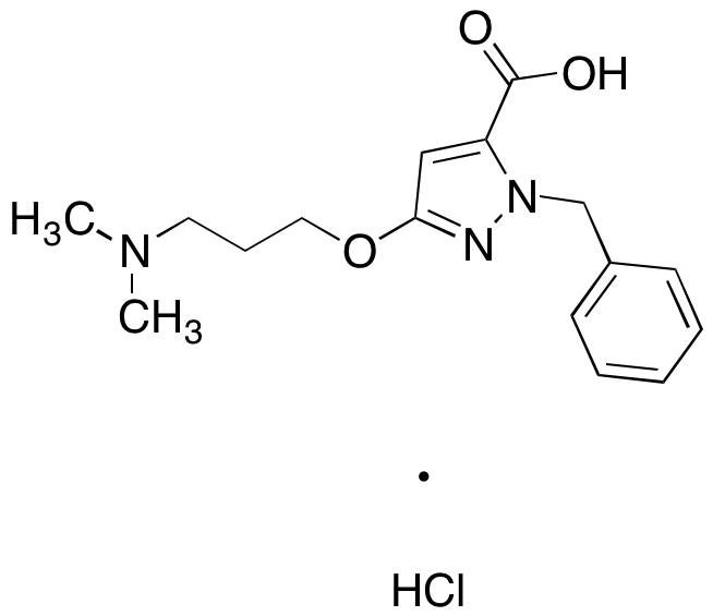 1-Benzyl-3-(3-(dimethylamino)propoxy)-1H-pyrazole-5-carboxylic Acid Hydrochloride - image 1