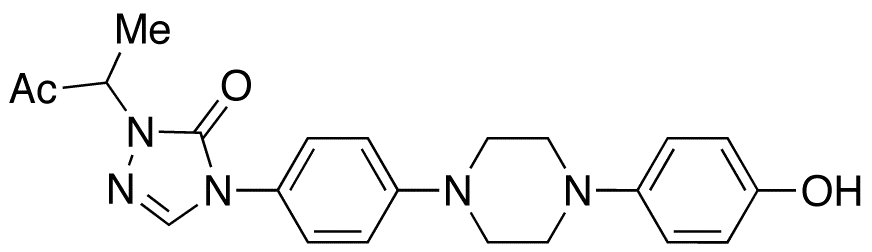 2-[2-(3-Oxobutyl)]-4-{4-[4-(4-hydroxyphenyl)-piperazin-1-yl]-phenyl}-2,4-dihydro-[1,2,4-triazol-3-one - image 1