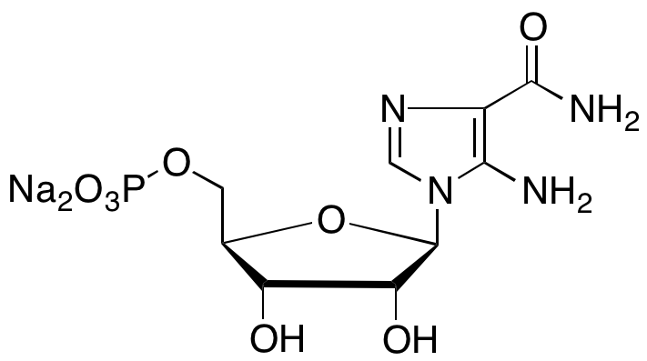 5-Aminoimidazole-4-carboxamide-1-beta-D-Ribofuranosyl 5’-Monophosphate Disodium Salt - image 1