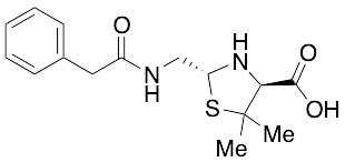 (2R-trans)-5,5-Dimethyl-2-[[(phenylacetyl)amino]methyl]-4-thiazolidinecarboxylic Acid - image 1