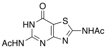 2,5-Diacetamido-2,3-dihydrothiazolo[4,5-d]pyrimidine-7-(6H)-one - image 1