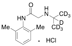 2-(Isopropylamino)-2',6'-acetoxylidide-d7 Hydrochloride - image 1