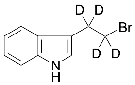 Indolyl-3-(ethyl-Beta-bromide)-d4 - image 1