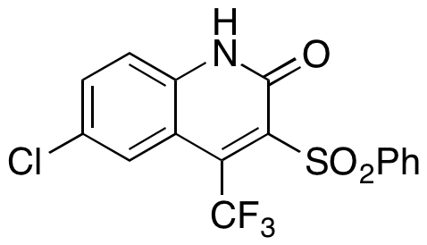 6-Chloro-3-(phenylsulfonyl)-4-(trifluoromethyl)-2(1H)-quinolinone - image 1