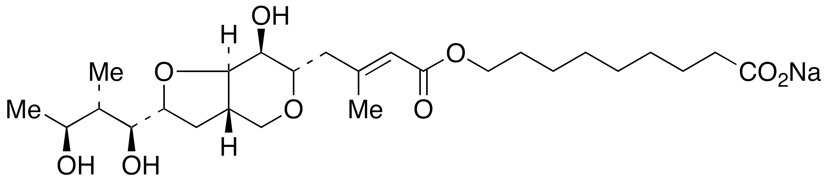 4H-Furo[2,3-c]pyranyl Mupirocin Sodium Impurity - image 1