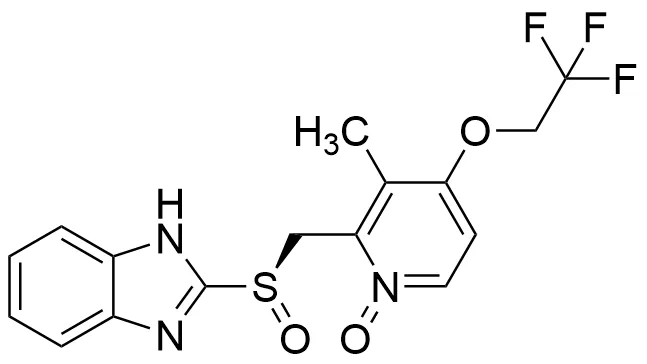 (2-[(R)-[[3-Methyl-1-oxido-4-(2,2,2-trifluoroethoxy)-2-pyridinyl]methyl]sulfinyl]-1H-benzimidazole - image 1