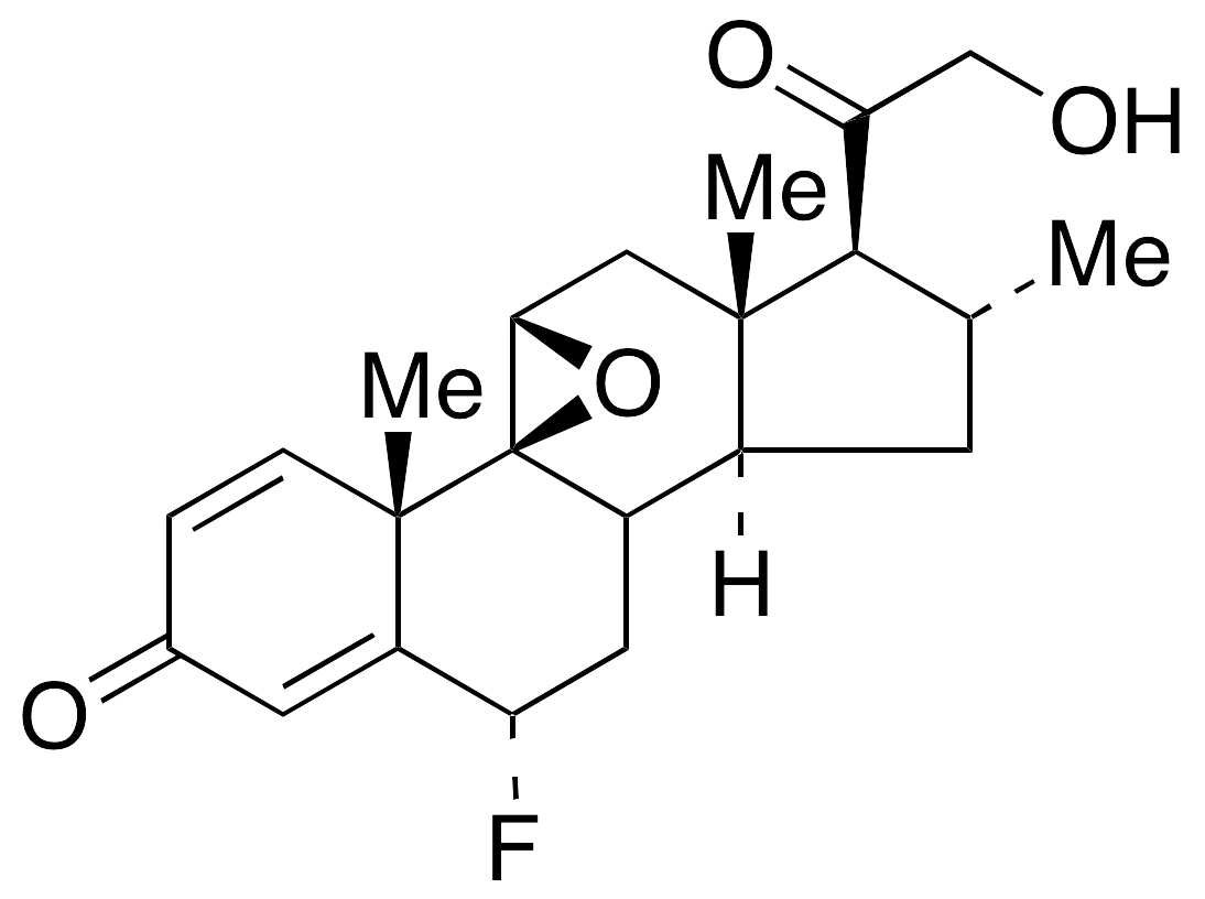 (6Alpha,9Beta,11Beta,16Alpha)-9,11-Epoxy-6-fluoro-21-hydroxy-16-methyl-pregna-1,4-diene-3,20-dione - image 1