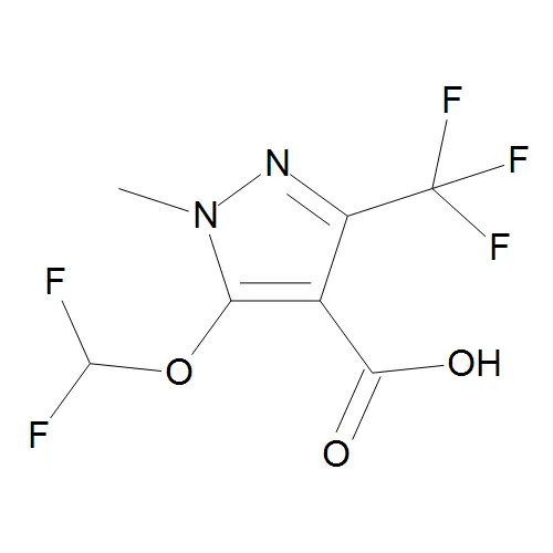 5-(Difluoromethoxy)-1-methyl-3-(trifluoromethyl)-1H-pyrazole-4-carboxylic Acid - image 1