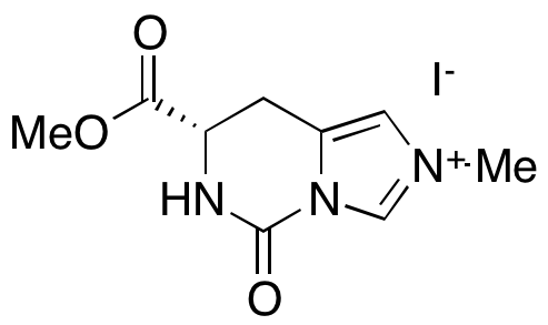 (7S)-5,6,7,8-Tetrahydro-7-(methoxycarbonyl)-2-methyl-5-oxo-imidazo[1,5-c]pyrimidinium Iodide - image 1