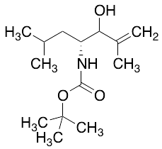 rac-N-[(1R)-2-Hydroxy-3-methyl-1-(2-methylpropyl)-3-buten-1-yl]-carbamic Acid 1,1-Dimethylethyl Ester - image 1