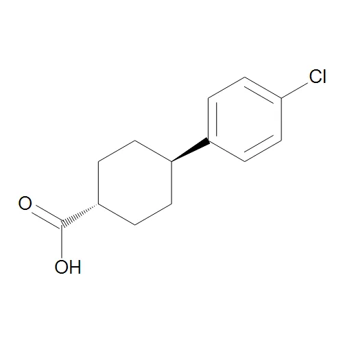 trans-4-(4-Chlorophenyl)cyclohexanecarboxylic Acid - image 1