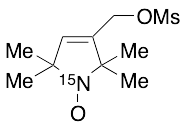 1-Oxyl-2,2,5,5-tetramethyl-∆3-(methanesulfonyloxymethyl)pyrroline-15N - image 1