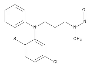 N-Nitroso Desmethyl-chlorpromazine - image 1