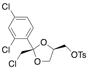 ((2R,4R)-2-(Chloromethyl)-2-(2,4-dichlorophenyl)-1,3-dioxolan-4-yl)methyl 4-Methylbenzenesulfonate - image 1