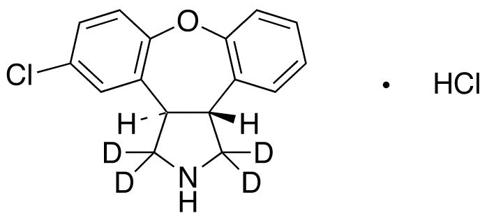 N-Desmethyl Asenapine-d4 Hydrochloride - image 1