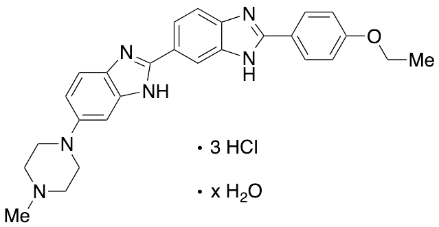2'-(4-Ethoxyphenyl)-5-(4-methyl-1-piperazinyl)-2,5'-bi-1H-benzimidazole Trihydrochloride Hydrate - image 1