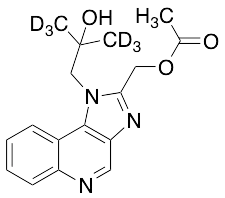 (1-(2-Hydroxy-2-methylpropyl)-1H-imidazo[4,5-c]quinolin-2-yl)methyl Acetate-d6 - image 1