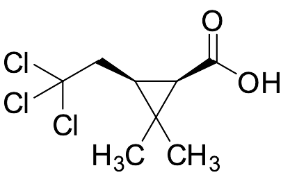 Cis-(2,2-Dimethyl-3-(2,2,2-trichloroethyl)cyclopropane-1-carboxylic Acid - image 1