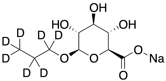 Propyl-d7 Beta-D-Glucuronide Sodium Salt - image 1