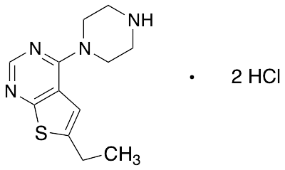 6-Ethyl-4-(1-piperazinyl)thieno[2,3-d]pyrimidine Hydrochloride - image 1