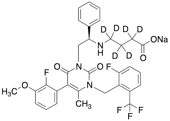 Elagolix-d6 Sodium Salt (Major) - image 1