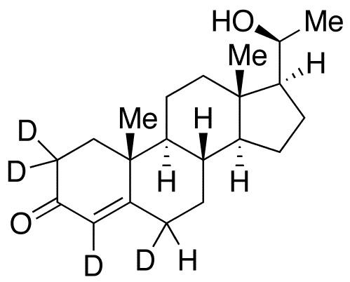 Delta4-Pregnen-20Alpha-ol-3-one-(d4 major) - image 1