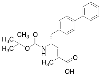 (R,E)-5-([1,1-Biphenyl]-4-yl)-4-((tert-butoxycarbonyl)amino)-2-methylpent-2-enoic Acid - image 1