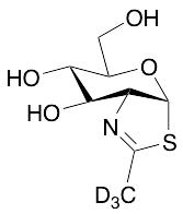 3a,6,7,7a-Tetrahydro-5-(hydroxymethyl)-2-(methyl)-(3aR,5R,6S,7R,7aR)-5H-Pyrano[3,2-d]thiazole-6,7-diol-d3 - image 1