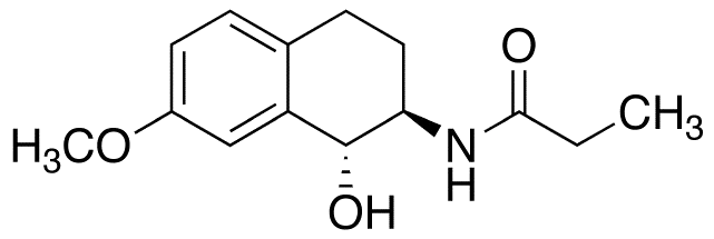 N-[(1R,2R)-1,2,3,4-Tetrahydro-1-hydroxy-7-methoxy-2-naphthalenyl]propanamide - image 1